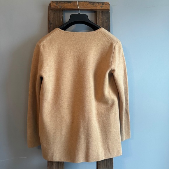 J. Crew‎ Giselle Cardigan Sweater Camel Gold Buttons Women XS Capsule Coastal - Picture 9 of 9